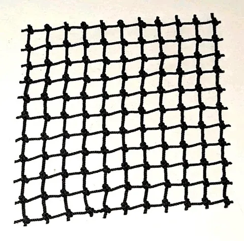 Lego Black Net String 10 x 10 Square Piece #71155 NEW