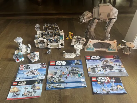 LEGO Star Wars Hoth Build Lot 75138, 75268, 7749, 7879, 7666, 75054