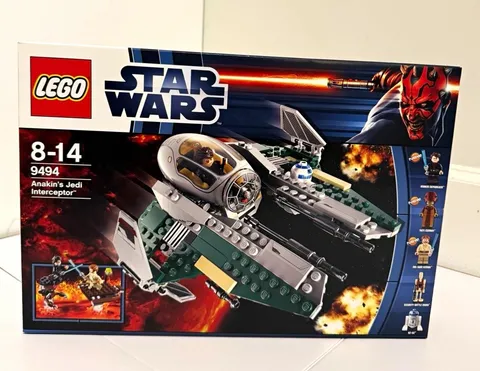 LEGO Star Wars Anakin’s Jedi Interceptor (9494) 300 Pieces, NSIB
