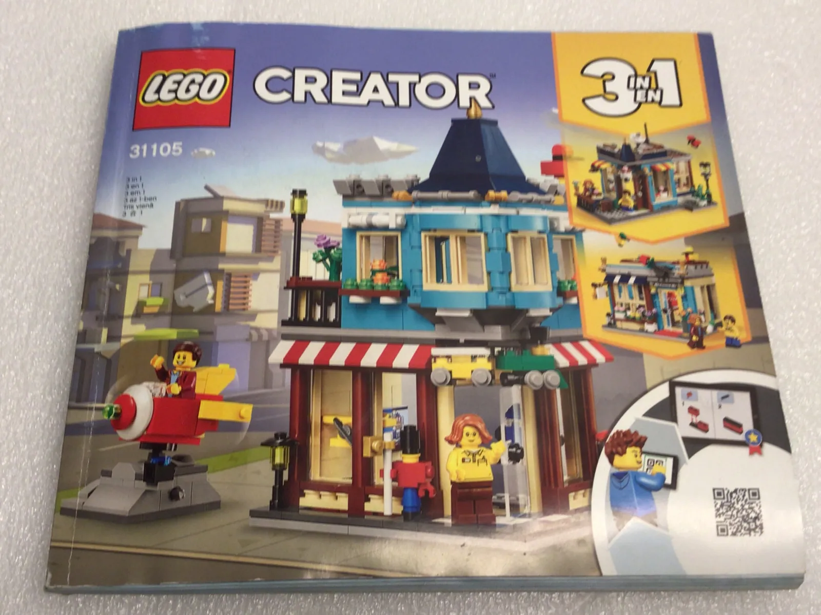31105 Lego Creator 3 in 1 Town House Toy Store Book - INSTRUCTION MANUAL ONLY