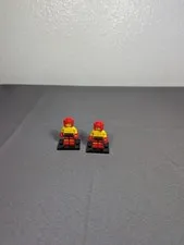 Lot Of 2 Lego Minifigures With Accessories : Boxer X2 (8805) #5