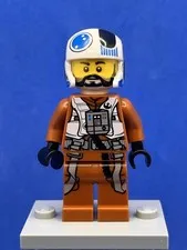 Resistance Pilot Temmin Snap Wexley sw0705 - LEGO Star Wars Used Minifigure