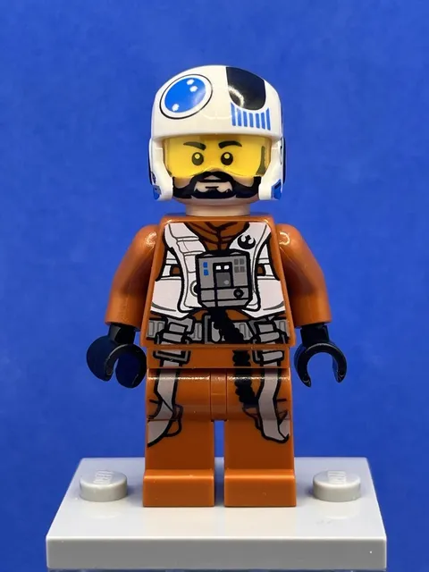 Resistance Pilot Temmin Snap Wexley sw0705 - LEGO Star Wars Used Minifigure