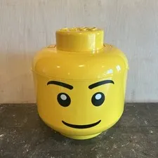 LEGO Collection ORIGINAL SORT & STORE LARGE LEGO HEAD STORAGE CONTAINER SCARCE
