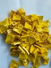 LEGO-NEW-#4190-YELLOW-ARCH 2 X 2 INVERTED CORNER W STUD-10 PIECES
