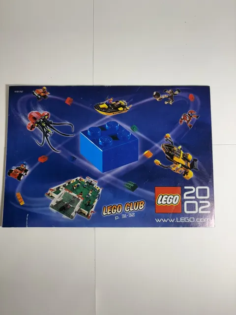 Lego 2002 Catalog Booklet 4181767 Star Wars Soccer Harry Potter Life on Mars