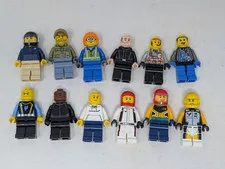LEGO City Rescue Race Car Driver Minifigures - Lot of 12