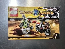 2010 LEGO World Racers 8896 Manual Booklet Only  Used Condition