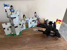 Vintage Lego 6062 Castle Black Falcons Battering Ram 95%+ Read Description