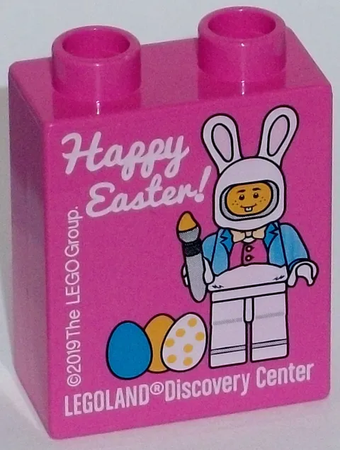 LEGO LEGOLAND Collectible Brick Collectible Brick Happy Easter 2019 Discovery Center