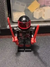 Lego Ninjago Mr-E Minifigure Biker Vest From Set 70643 Retired Great Condition