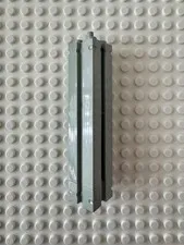LEGO Support 2x2x8 with Channels and Top Peg, Smooth All Sides 30646b Light Gray