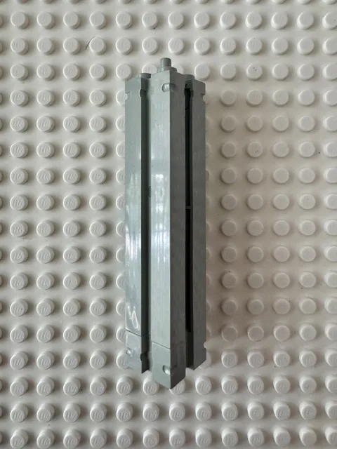 LEGO Support 2x2x8 with Channels and Top Peg, Smooth All Sides 30646b Light Gray