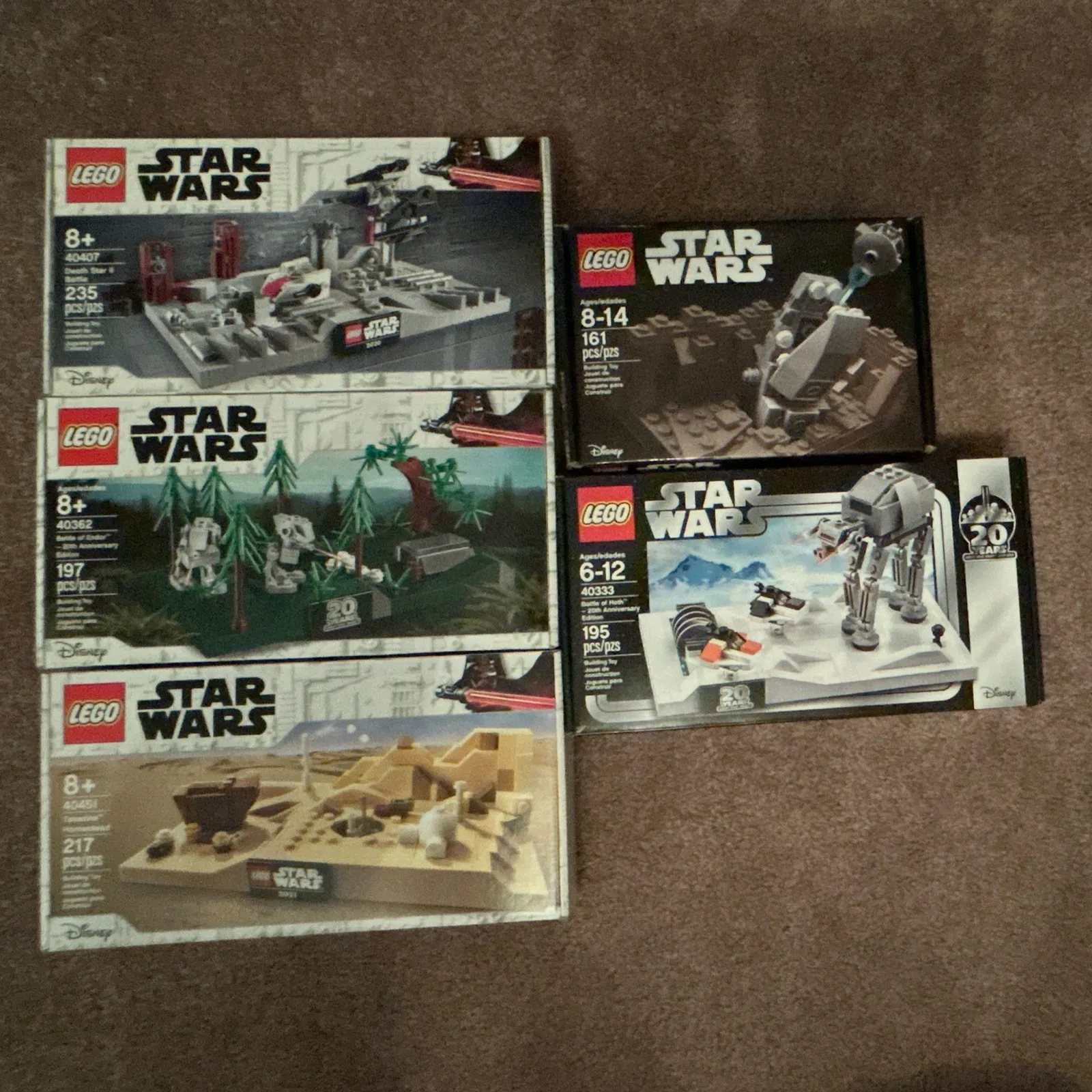 Super Completionist Lot LEGO Star Wars RARE Mini Scene Builds