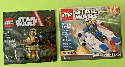 LEGO Star Wars: U-wing Microfighter (75079) & C-3PO Red Arm Droid (5002948 )