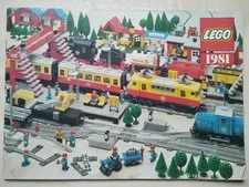 Lego Catalogue A5, 1981 Railway, DB Railway, Station, Good to VGC