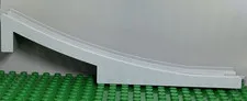 Lego Duplo Gray Train Track Bridge End Section Large Long Ramp in 10872 45024