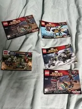 Lot Of Lego Manuals, Star Wars, Jurassic World, Chima, Ninjago, Harry Potter, Et