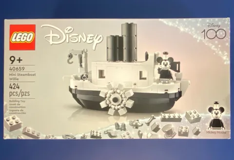LEGO Disney 100 Mini Steamboat Willie 40659 424pcs Sealed Box