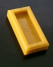 PEARL GOLD LEGO part 3069 tile 1x2 ✳ 1pc