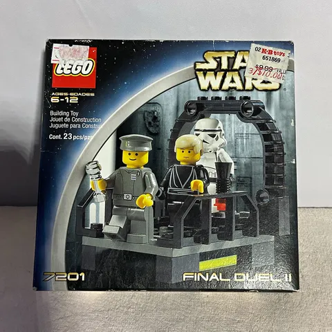 LEGO Star Wars 7201 Final Duel II 23pc Box Luke Skywalker Stormtrooper