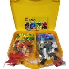 LEGO Classic Creative Suitcase 10713 Yellow Sorting Storage Organizer Case
