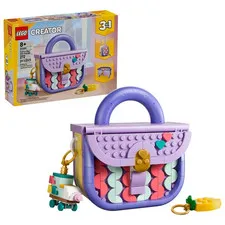 LEGO Creator 3 in 1 Art Fashion Bag with Storage - Building Toy for Girls & Boys