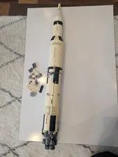 LEGO (21309) Ideas NASA Apollo Saturn V space rocket ship - Incomplete & yellow