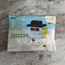Sealed! LEGO Basic Snowman 1625 Set Vintage 1989 1980s Mini Winter Set New!