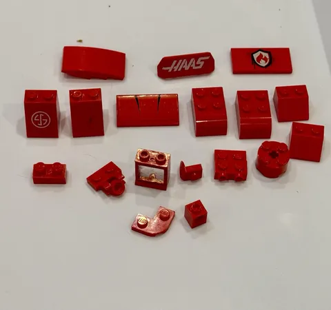 LEGO Red Speciality Elements 17 Pieces 