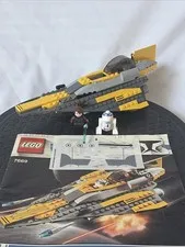 Lego Star Wars (7669) Anakin’s Jedi Starfighter-Complete W/minifigs & Manual.