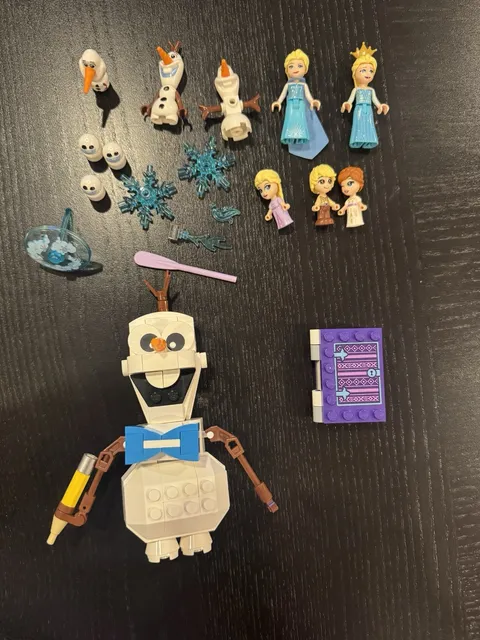 LEGO Disney Frozen Minifigure Lot - Elsa, Anna, Olaf - Genuine Minidolls