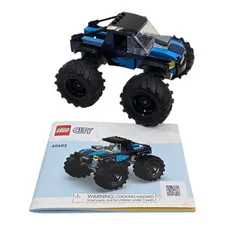 LEGO City #60402 Monster Truck 100% Complete w/ Instruction & Fig