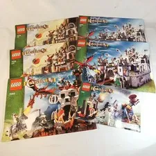 Lego Castle Instruction Manuals lot of 6