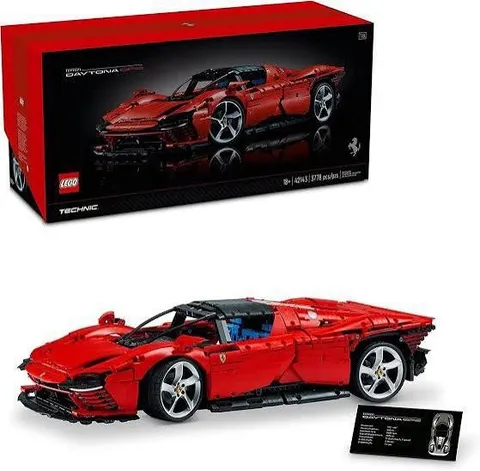 LEGO Technic Ferrari Daytona SP3 42143 (NO SET, Only Box and instructions)
