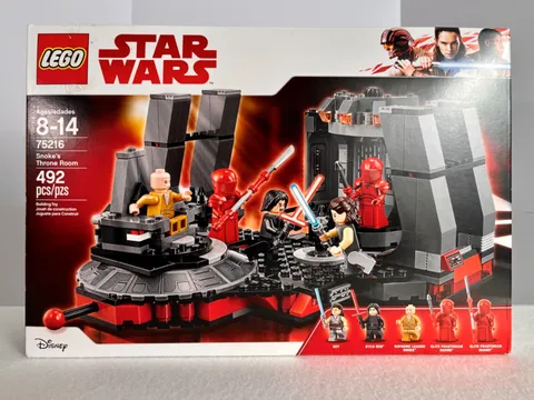 LEGO 75216 Star Wars: Snoke's Throne Room -  Rey - Kylo Ren - New in Sealed Box