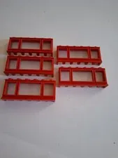 No 299. 5x Lego Windows From The 70s 1x6x2