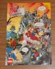 Rare Advertising Lego System Castle 6090 Castle Royal Pride 6078 Watchtower 1995