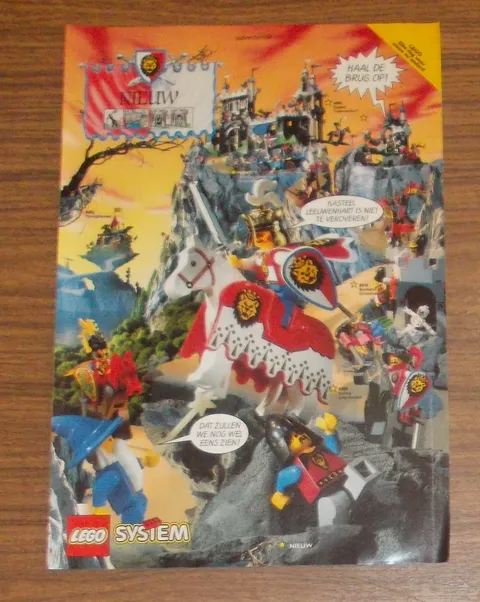 Rare Advertising Lego System Castle 6090 Castle Royal Pride 6078 Watchtower 1995