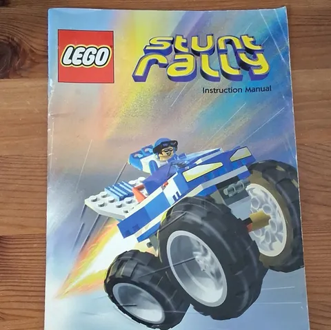 LEGO Stunt Rally 8520 Instruction Manual Booklet English Illustrated 1999 MPN