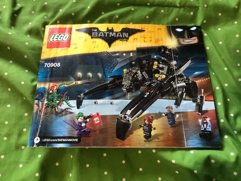 Lego 70908  Batman manual instructions book only acceptable