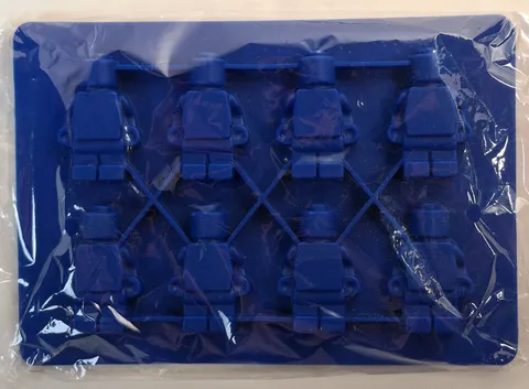 LEGO Minifigure Blue Silicone Mold. New