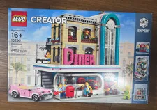 LEGO Creator Expert Downtown Diner 10260 Modular Building  Box City 2480 Pieces