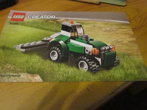 Lego Building Instructions Instruction Creator 31043 Tractor, Tractor