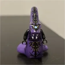LEGO Ninjago Pythor Purple Snake Serpent Minifigure Figure w/ Black Arms Plastic