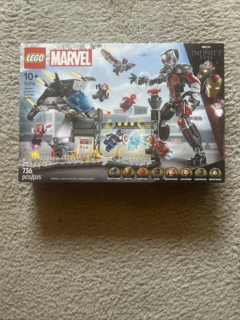 LEGO Minifigure  Captain America Civil War Action Battle 76314 Brand New Sealed