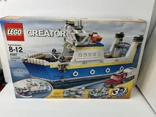 LEGO Creator 4997 Transport Ferry NEW Boat Ship Hovercraft Cargo Plane Car Truck