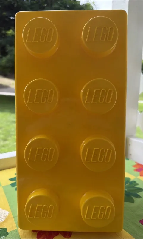 Mixed LEGO Toy Brick Lot As Is Pre Sorted Bags With Large Yellow Storage Case⁠