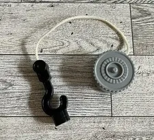 LEGO Duplo Gray Retractable Winch White Rope and Black Hook