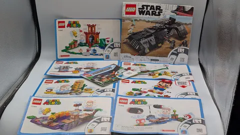 Lego Super Mario & Star Wars Instruction Manual Lot Of 8 (75284, 71362 & More)
